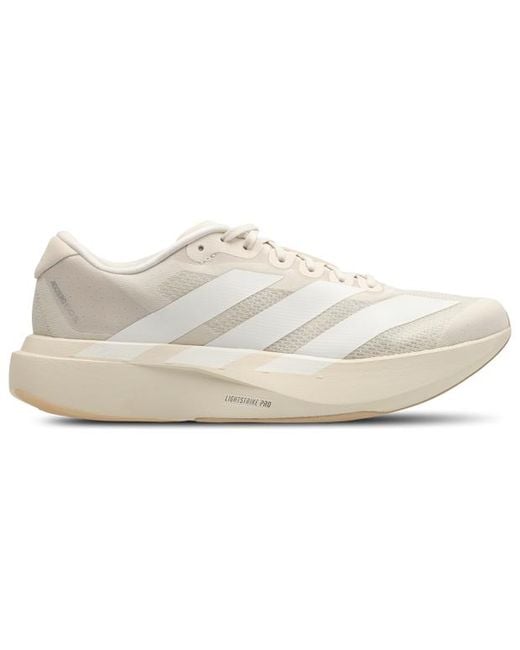Adidas White Adizero Evo Sl Sneakers for men