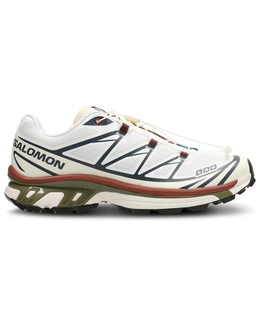 Salomon White Xt-6 Sneakers for men
