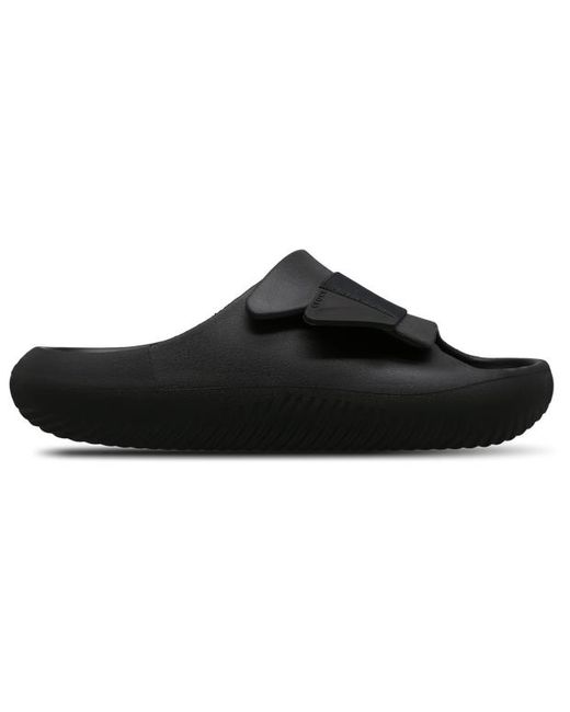 CROCSTM Black Mellow Luxe Recovery Slide Shoes for men