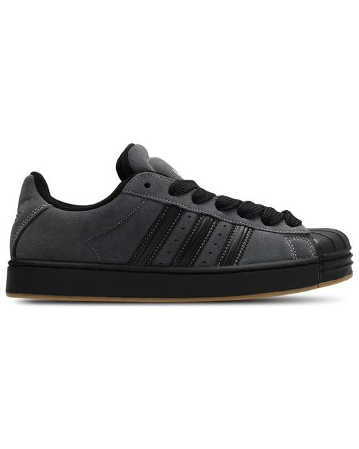 Adidas Black Superstar Sneakers for men