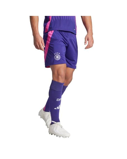 Adidas Germany 24 Away Korte Broeken in het Purple voor heren