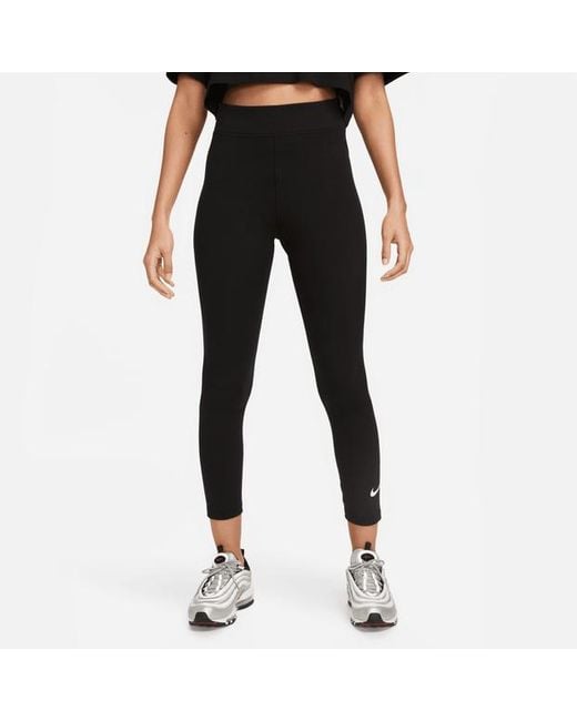 Nike Black Sportswear Classic High-waisted 7/8 leggings Polyester