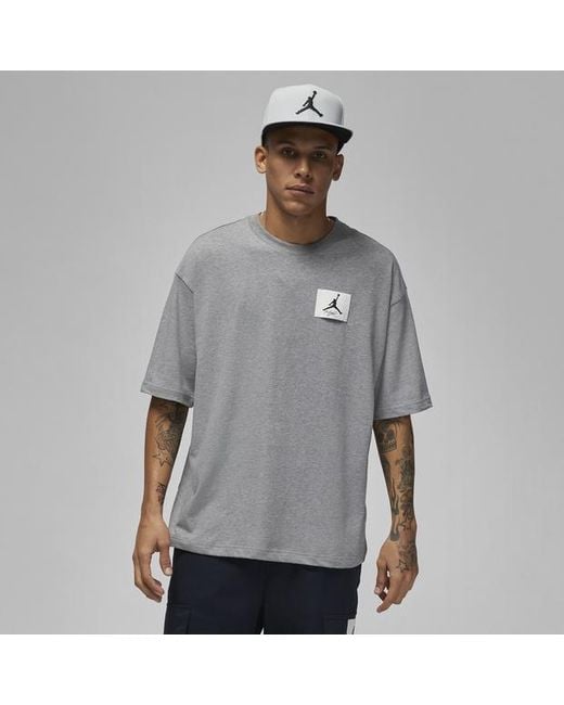 Nike Jordan Flight Essentials Oversized T-shirt in het Gray voor heren