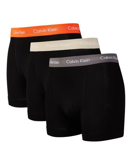 Calvin Klein Black Trunk 3 Pack Underwear