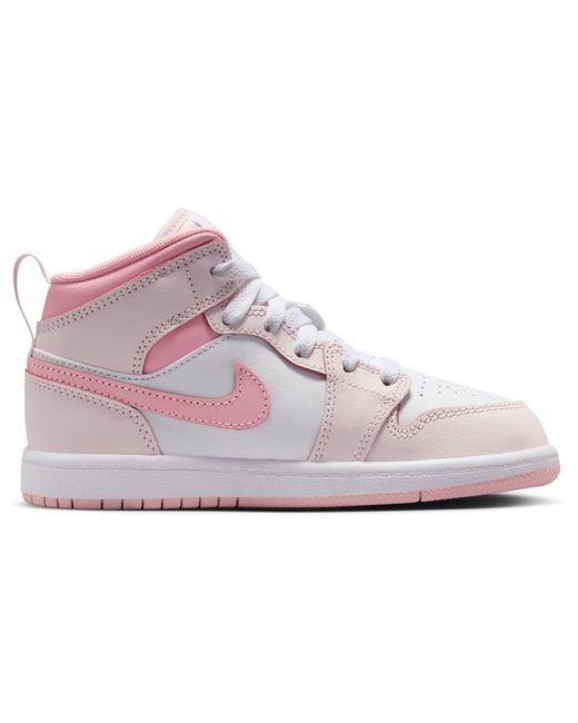 Nike Pink 1 Mid Toddler Trainers