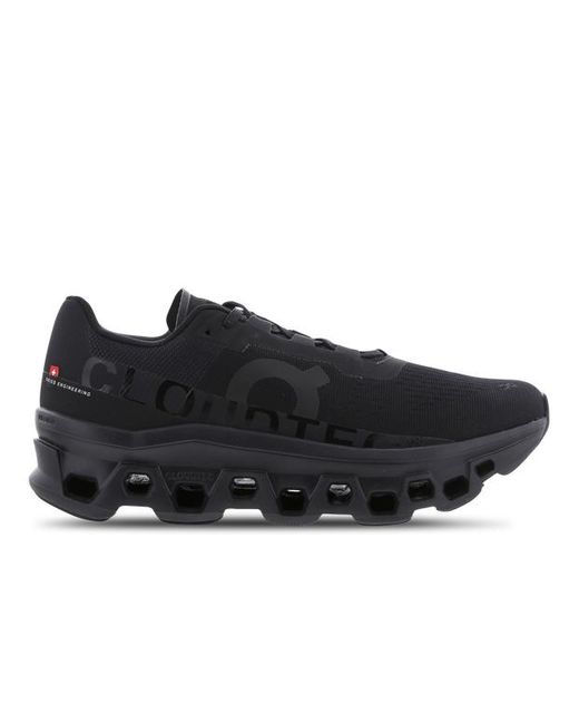 On Shoes Black Cloudmster Sneakers for men