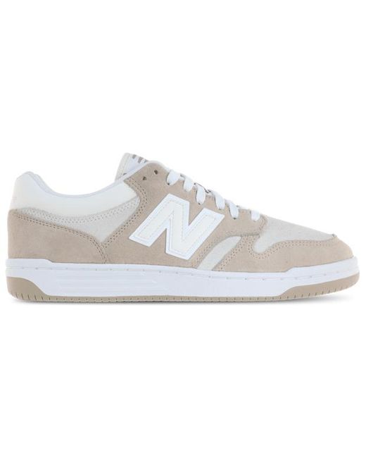 New Balance White 480 Shoes for men