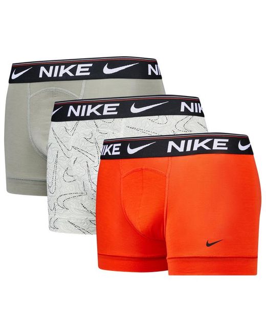 Nike Red Trunk 3 Pack Underwear