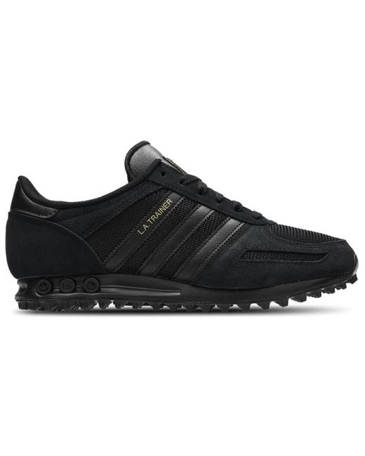 adidas La Trainer Sneakers in Black for Men Lyst UK