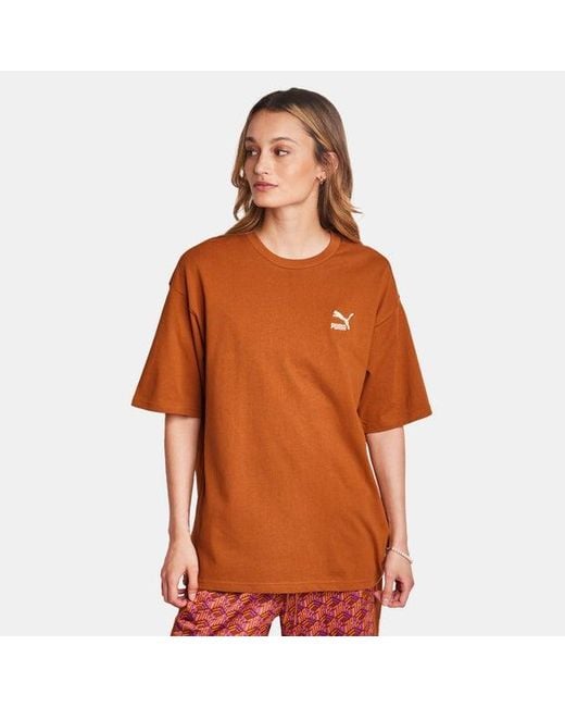 PUMA Better Classics T-shirts in het Orange