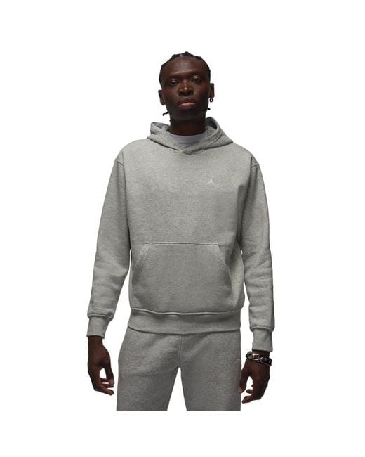 Nike Gray Fleece Hoodies for men