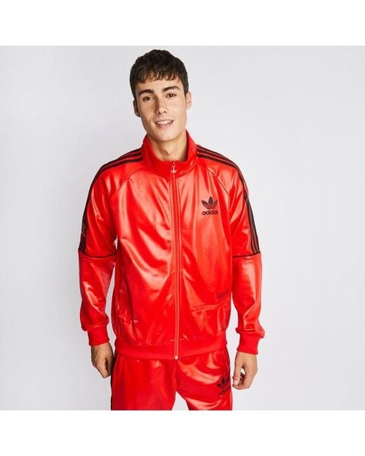Chile20 Track Top Vestes Zippees Adidas pour homme en coloris Red