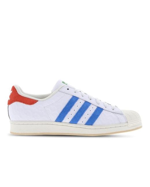 Adidas Blue Superstar Shoes for men