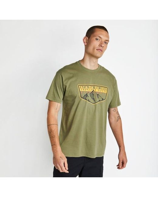 Tee Camisetas Napapijri de hombre de color Verde | Lyst