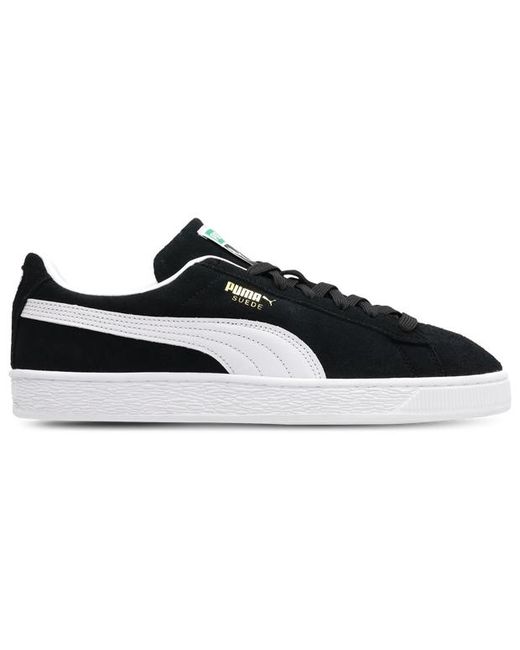 PUMA Black Suede Sneakers for men