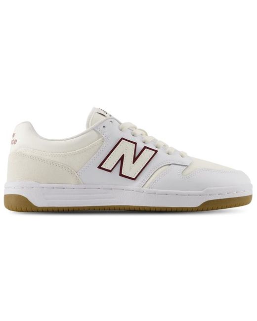 New Balance White 480P Sneakers for men