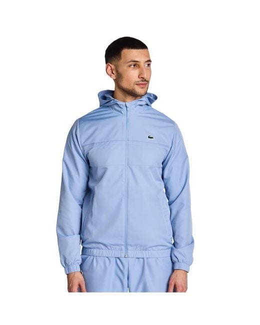 Lacoste Blue Diamond Weave Track Tops for men