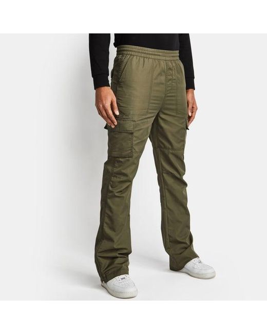 LCKR Green Stacked Pants for men