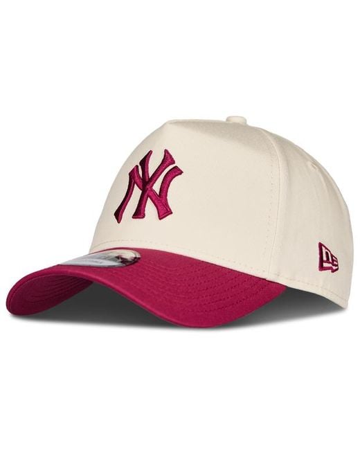 KTZ Pink E-Frame Closed Back Mlb New York Yankees Kappen