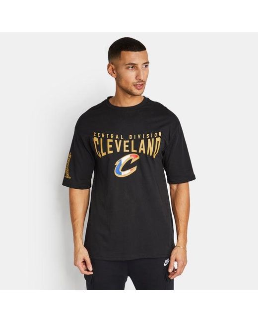 Cleveland Cavaliers Camisetas KTZ de hombre de color Black