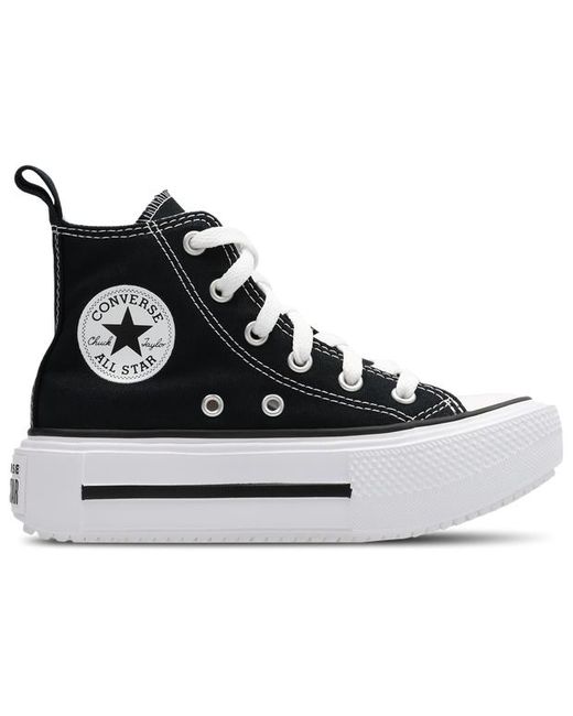 Converse Black Ctas Lift Double Stack Toddler Trainers