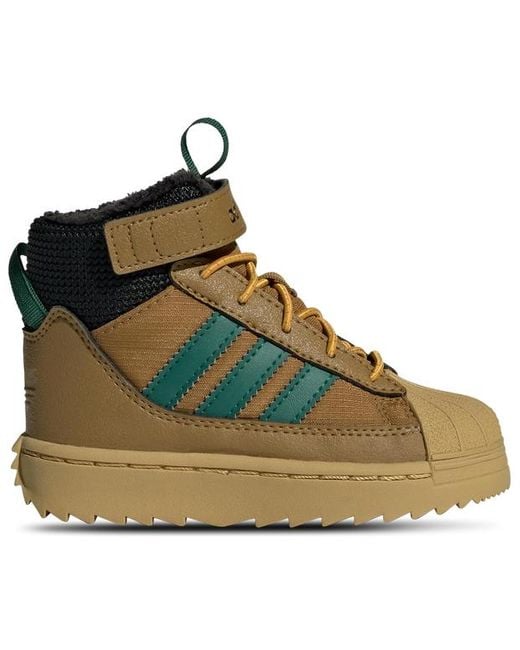 Adidas Green Superstar Baby Shoes