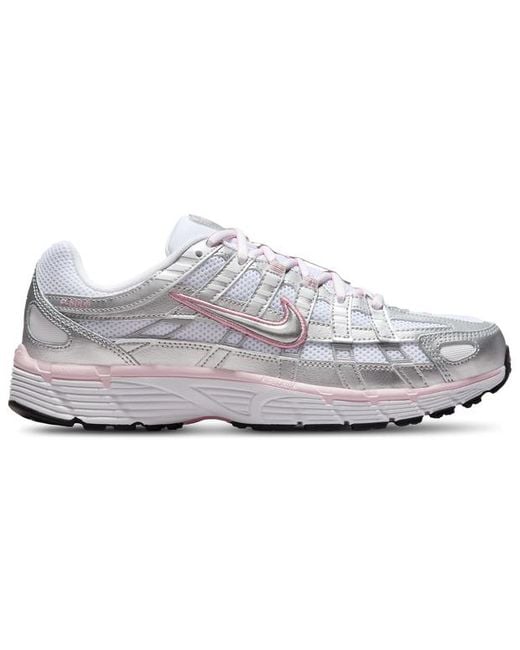 Nike White P-6000 Sneakers
