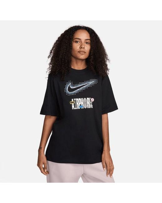 Nike Sportswear T-shirt Met Graphic in het Black