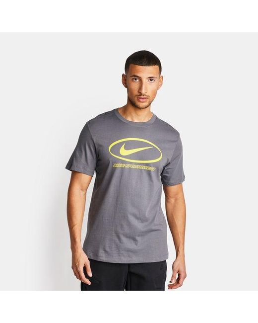 Nike Gray T100 T-shirts for men