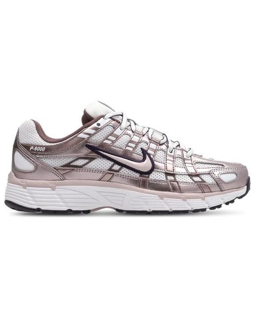 Nike White P-6000 Sneakers