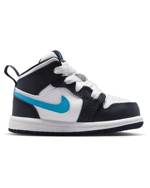 Nike Blue Aj1 Mid Toddler Trainers