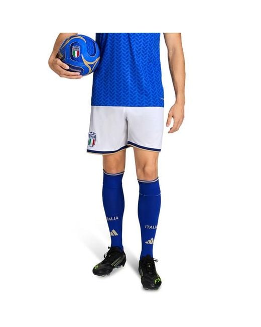 Italy 26 Home Replica Shorts Uomo di Adidas in Blue da Uomo