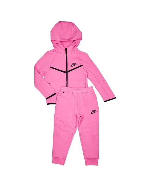womens pink nike tracksuit