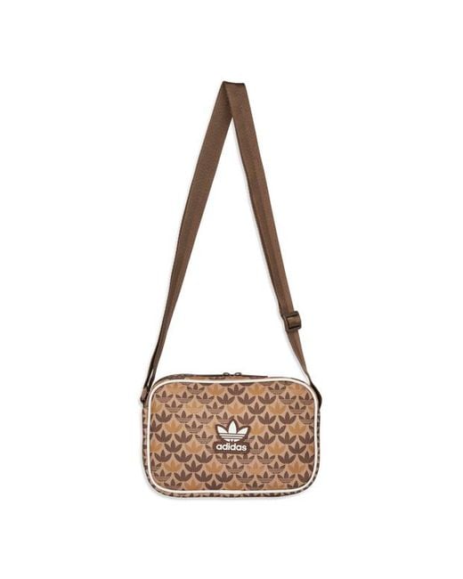 Adidas Brown Monogram Airliner Bags