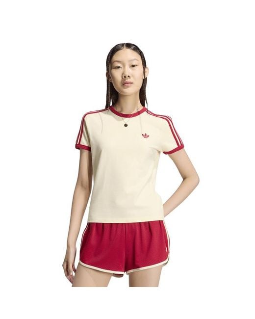 Adidas Red Slim T-Shirts