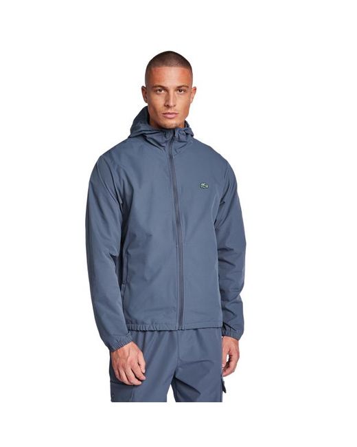 Lacoste Blue Urban Ripstop Track Tops for men