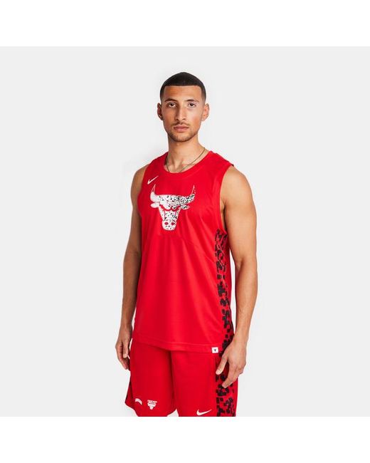 Nike Nba Chicago Bulls in Red für Herren