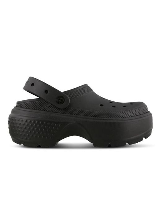 CROCSTM Black Stomp Flip-flops And Sandals
