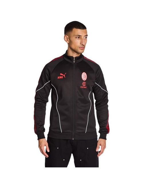 PUMA Black Ac Milan Track Tops for men