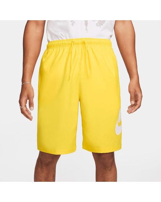 Club Pantalones cortos Nike de hombre de color Yellow