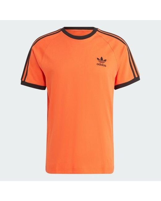 Adicolor Classics 3-Stripes Camisetas adidas de hombre de color Naranja |  Lyst