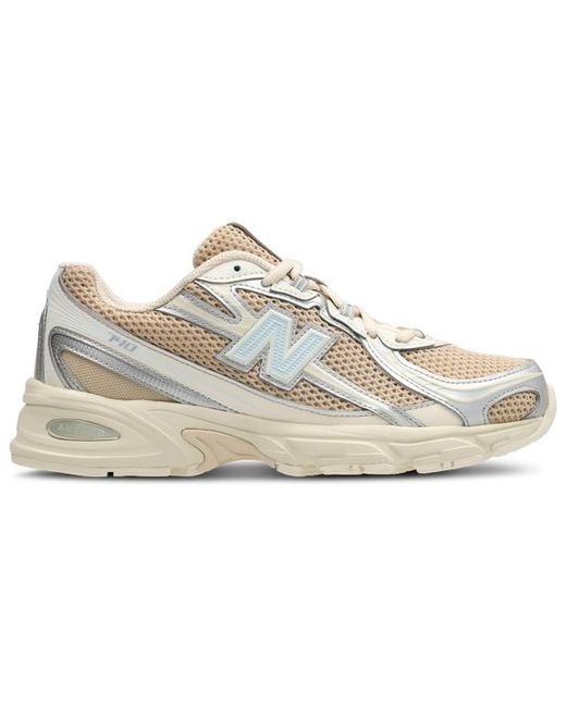 New Balance White 740 Sneakers