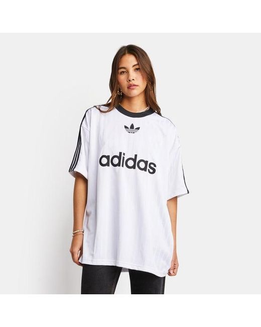 Adidas Adicolor Classics 3-stripes T-shirts in het White voor heren