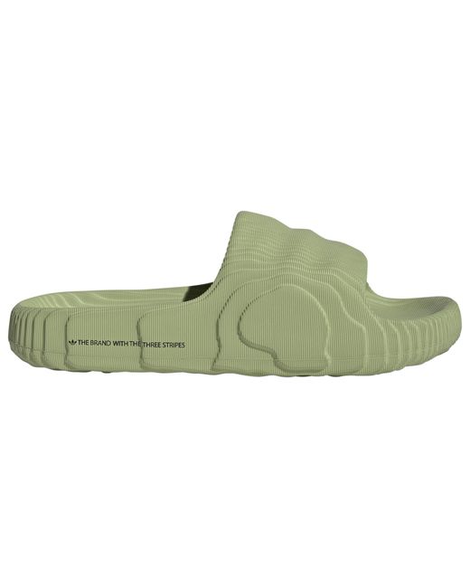 adidas Originals Rubber Adilette 22 - Shoes in Green for Men | Lyst