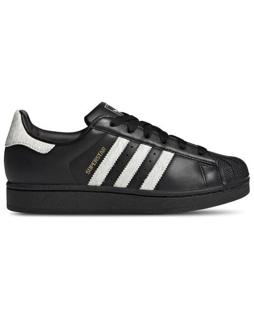 Adidas Black Superstar Sneakers