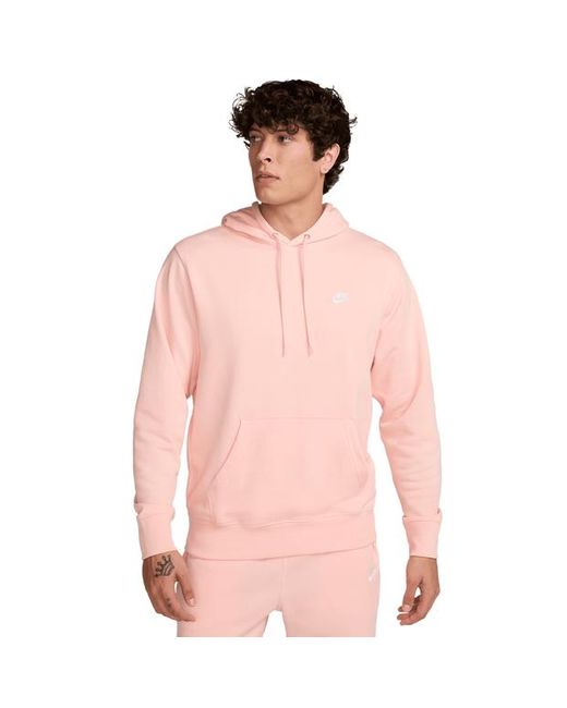 Nike Pink Club Hoodies for men
