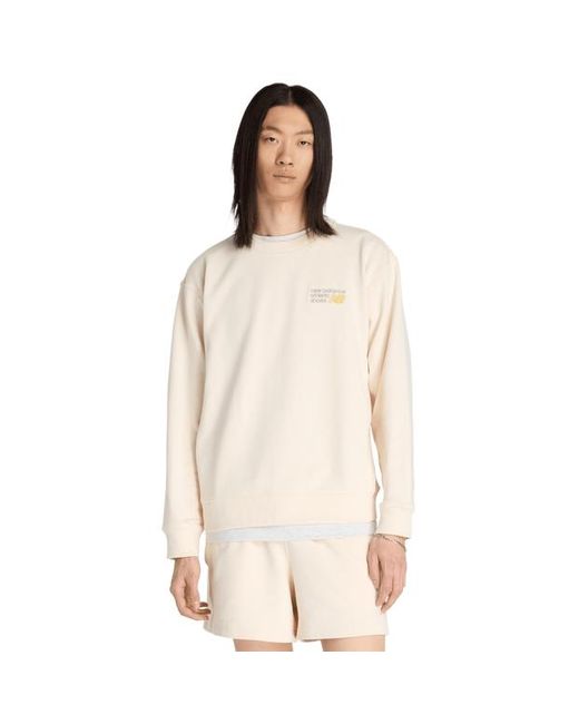 New Balance Natural Athletics Premium Logo Crew Sweatshirts for men