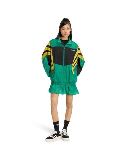 Adidas Green Santiago Woven Track Top Track Tops