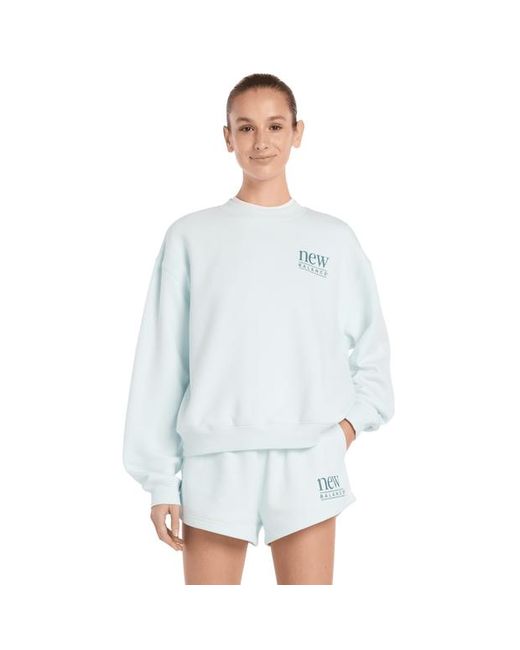 New Balance Blue Fleece Sweatshirts