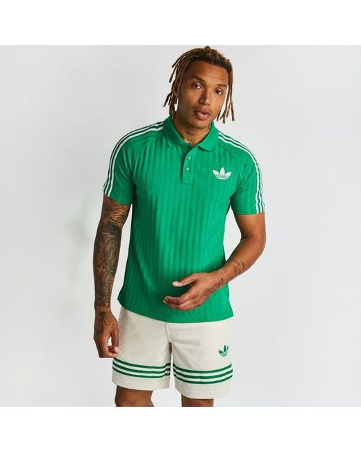 Adidas Green Adicolor 70s Polos for men